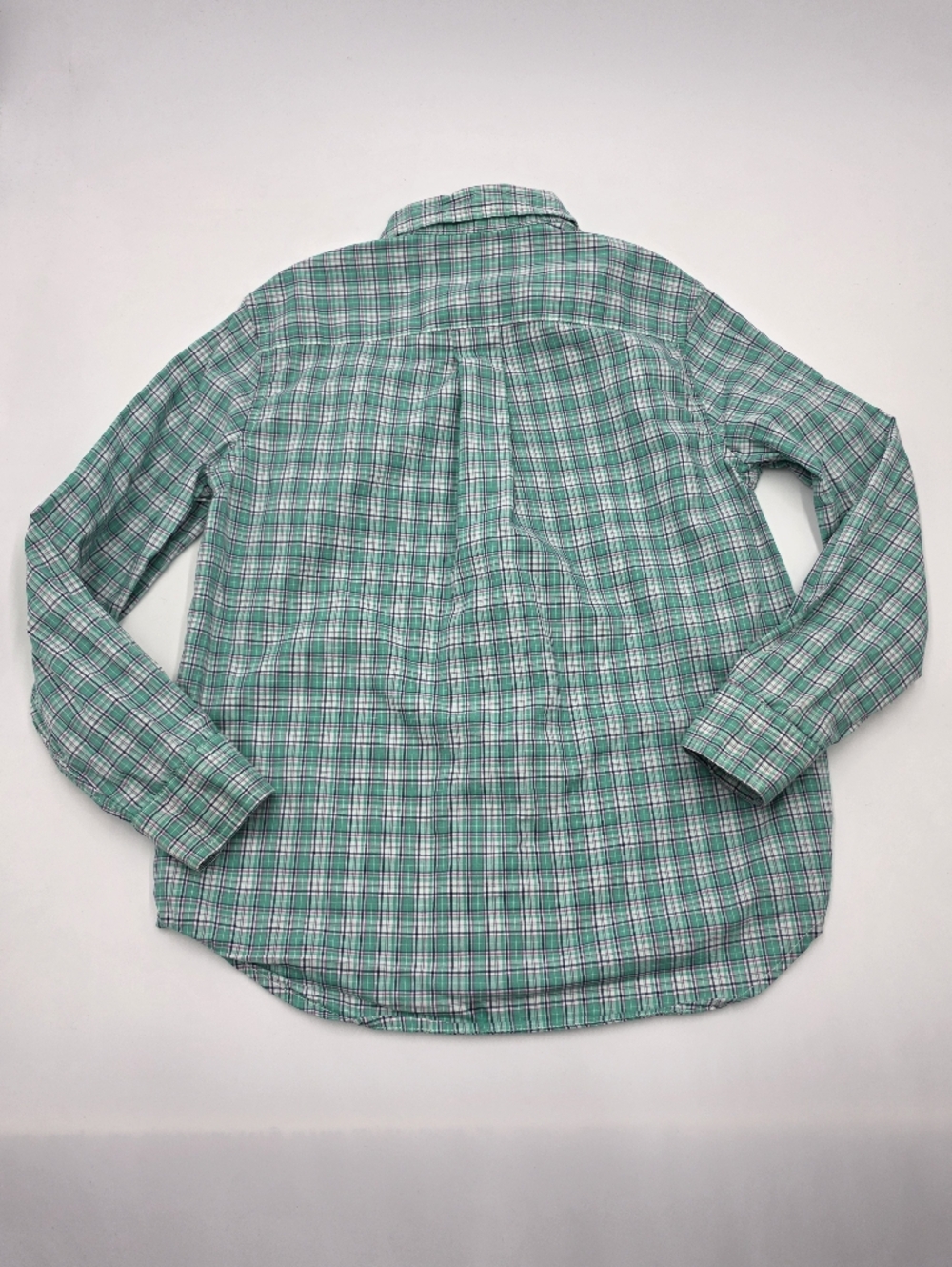 Ralph Lauren boys' green plaid button down shirt size 7 - Picture 3 of 3